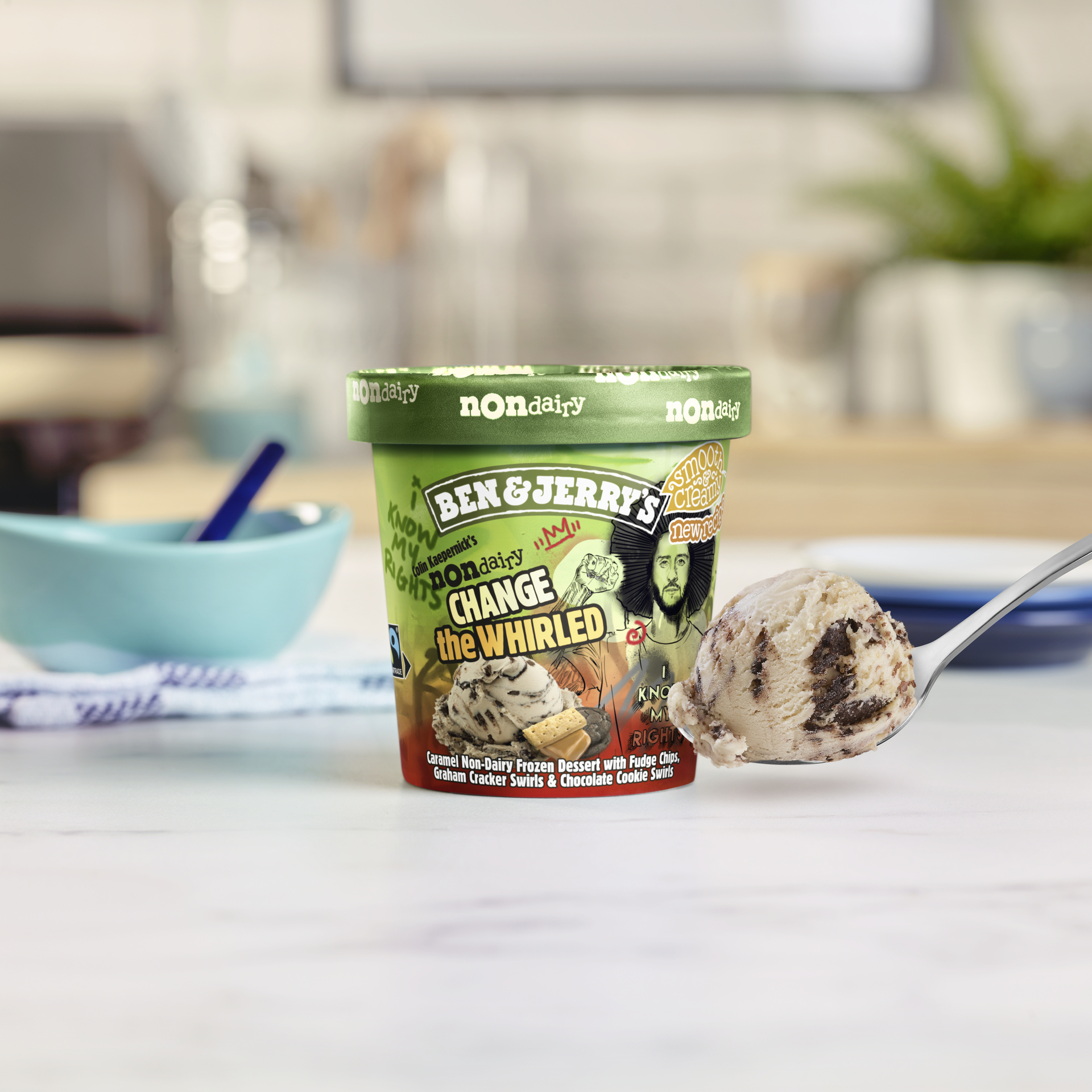 Colin Kaepernick's Change the Whirled™ Non-Dairy Oat | Ben & Jerry's